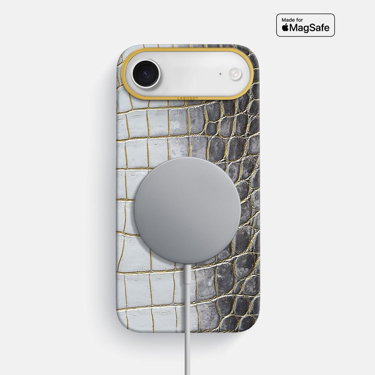 Classic Case For iPhone 17 Air In Himalayan Crocodile -4 | Gold-Gold