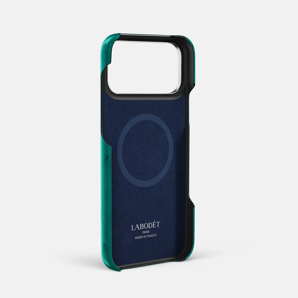 Classic Case For iPhone 17 Pro Max In Ostrich -4 | Turquoise-Steel