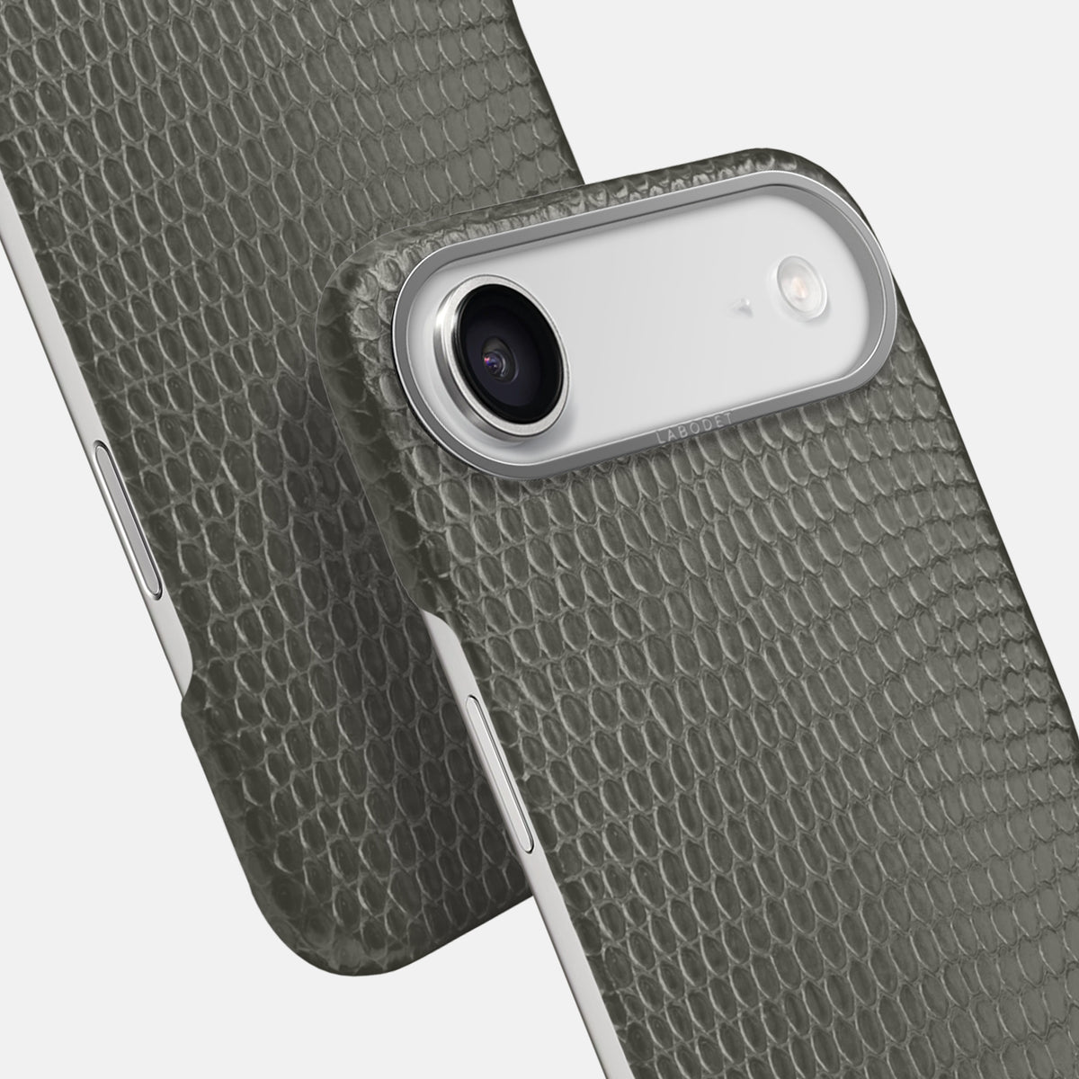 Classic Case For iPhone 17 Air In Lizard -6 | Grey-Steel