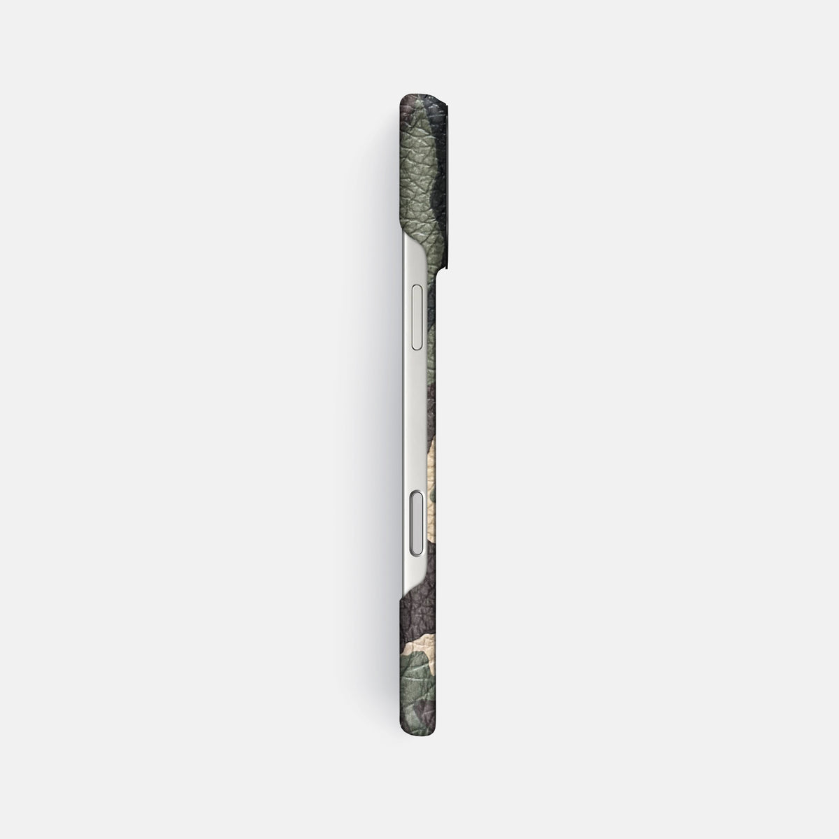 Classic Case For iPhone 17 Pro Max In Calf -3 | Camouflage-Black