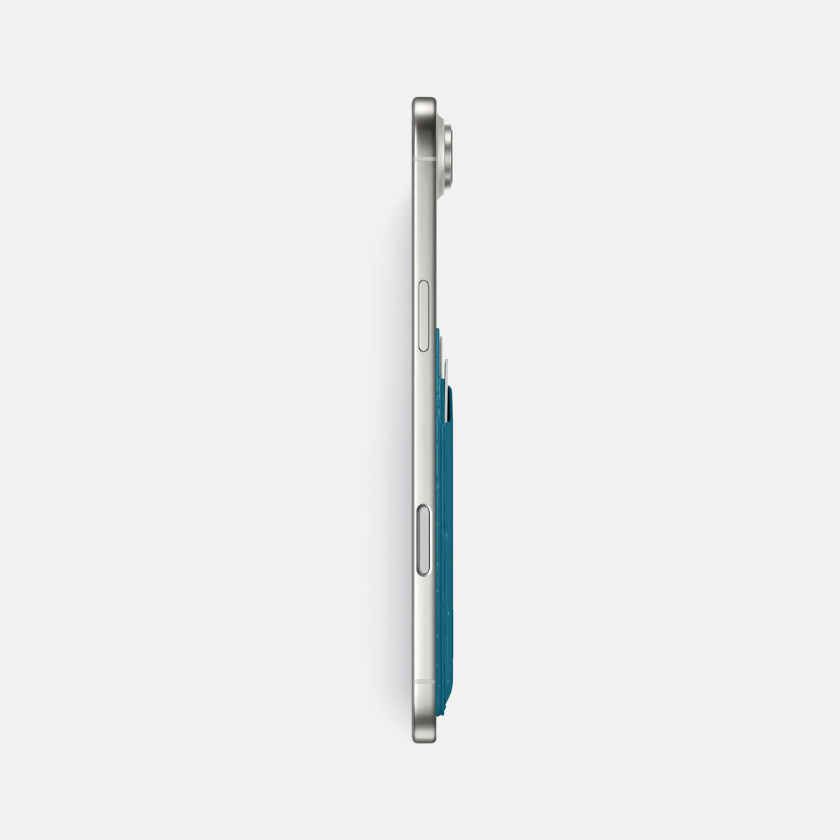 MagSafe Wallet For iPhone 17 Air In Porosus Crocodile -3 | Turquoise