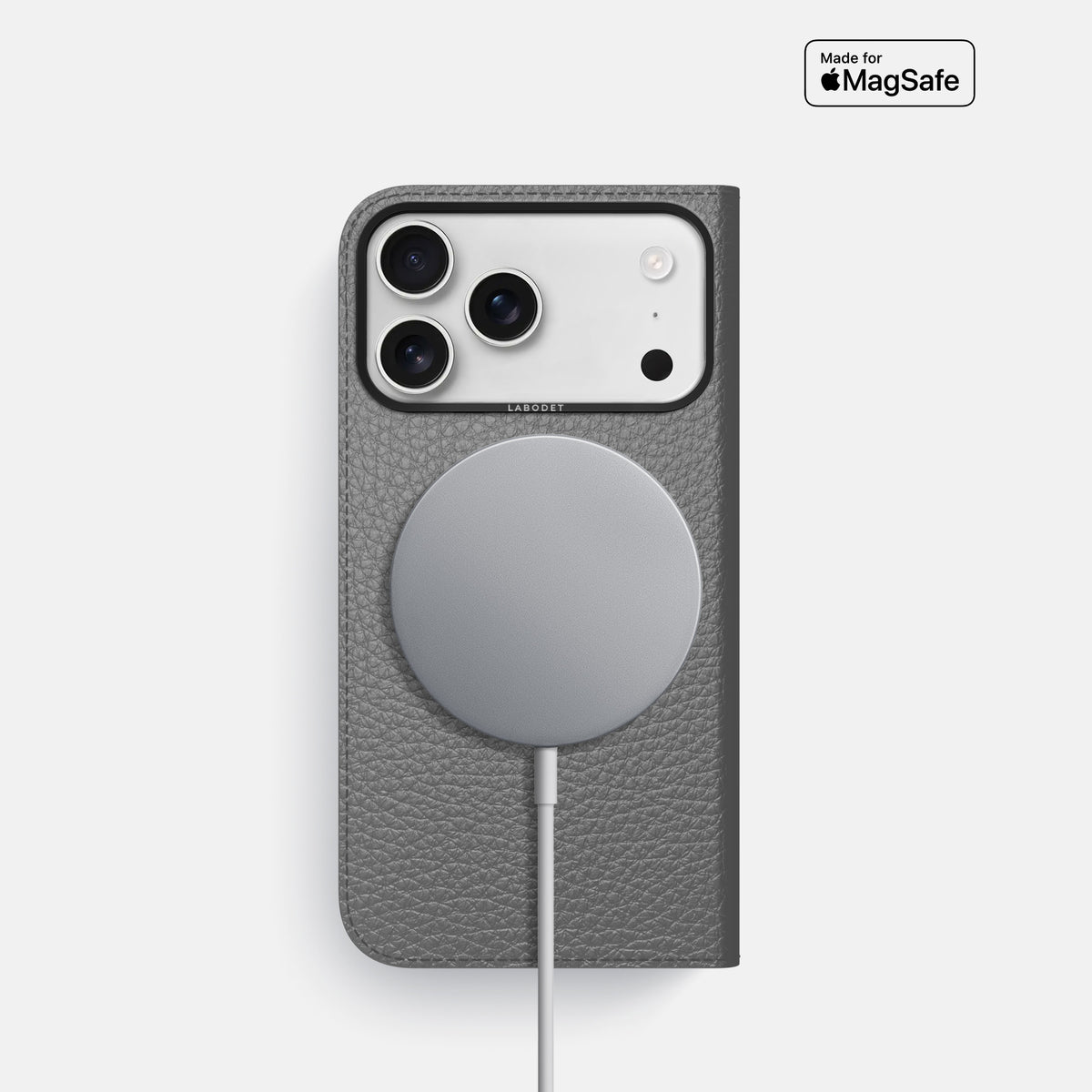 Folio Case For iPhone 17 Pro In Calf -3 | Souris-Black