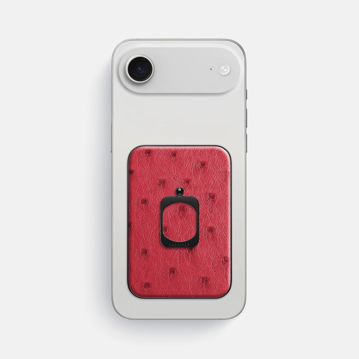 MagSafe Ring For iPhone 17 Air In Ostrich -2 | Red-Black