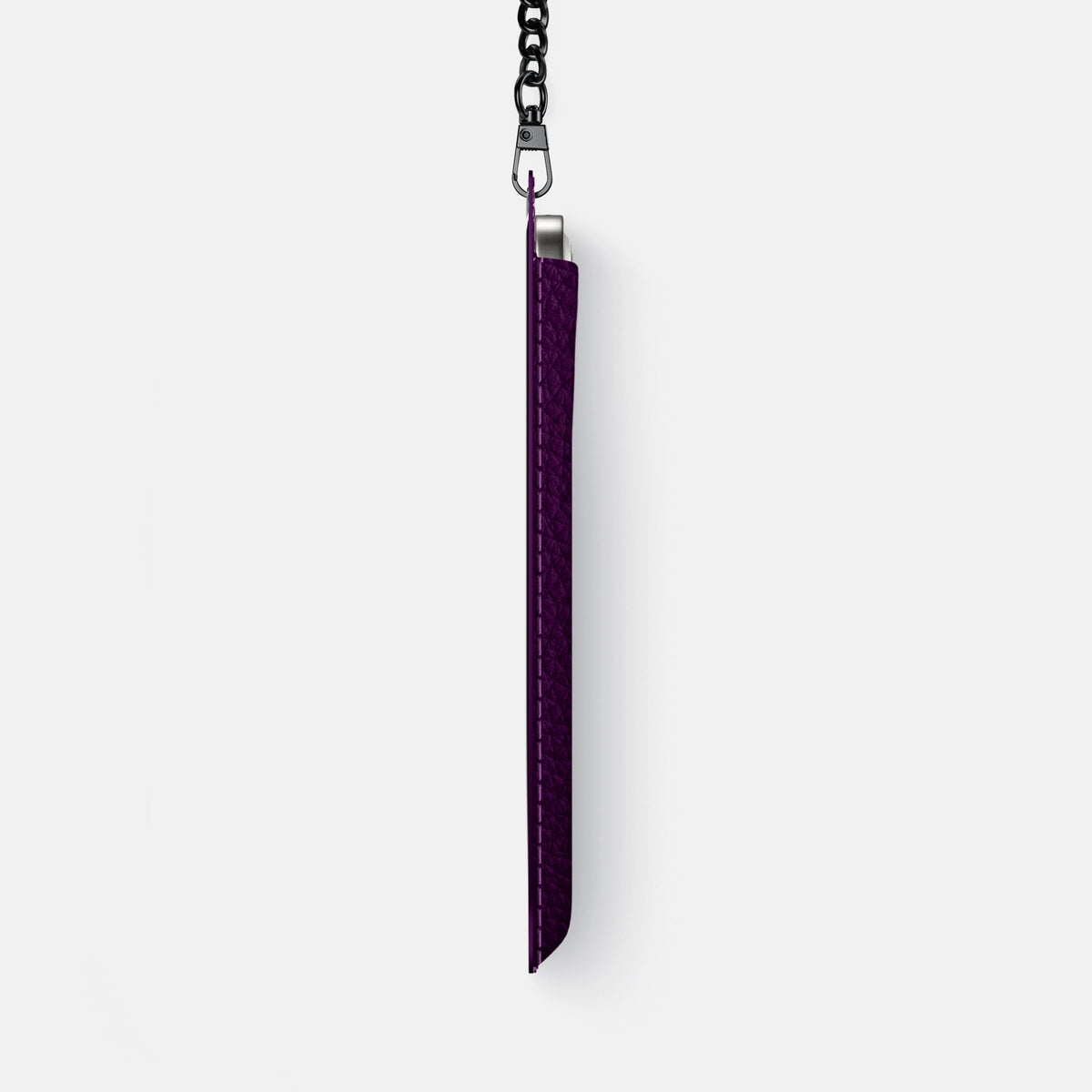 Crossbody Bag For iPhone 18 Pro Max In Calf -4 | Violet-Black