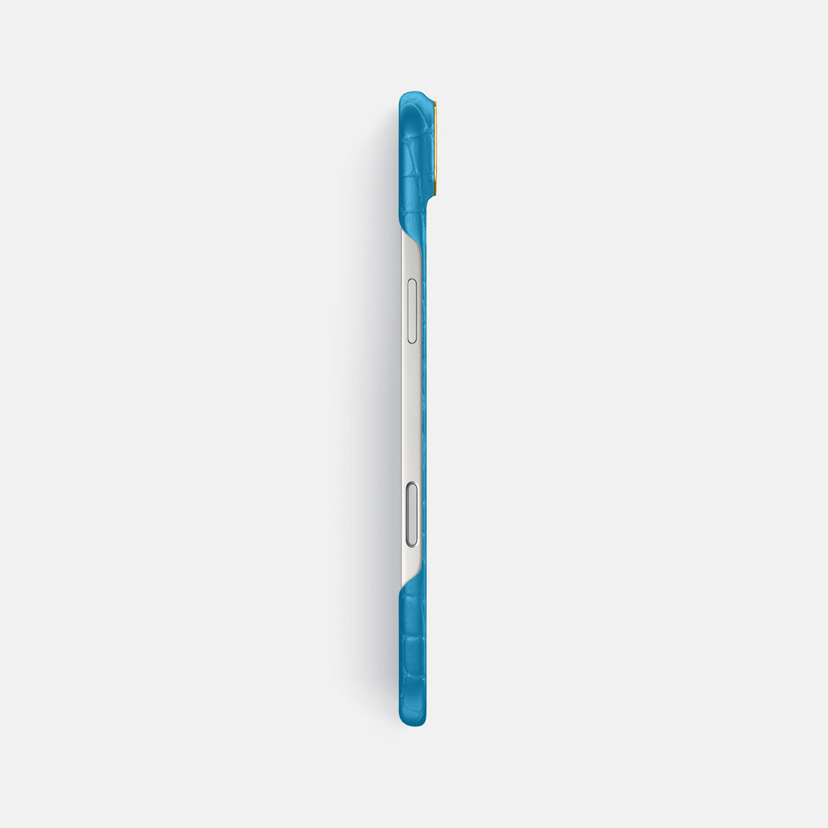 Classic Case For iPhone 17 Air In Alligator -3 | Curaçao-Blue-Gold