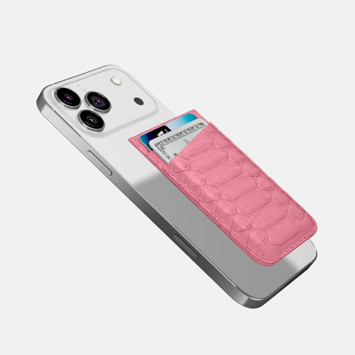 MagSafe Wallet For iPhone 18 Pro Max In Python -4 | Pink