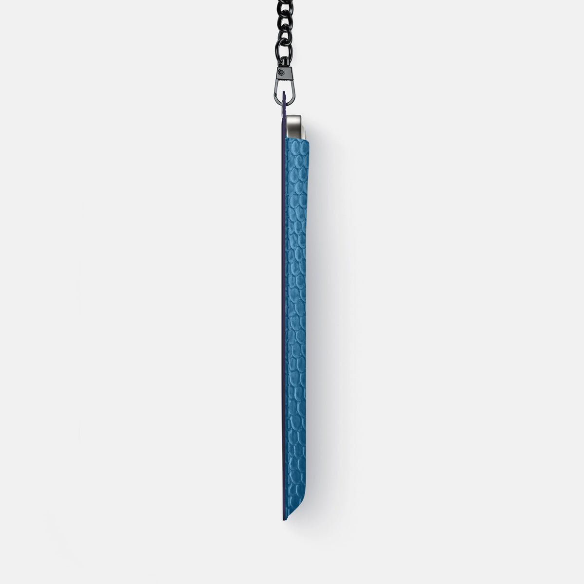 Crossbody Bag For iPhone 18 Pro Max In Lizard -4 | Blue-Black