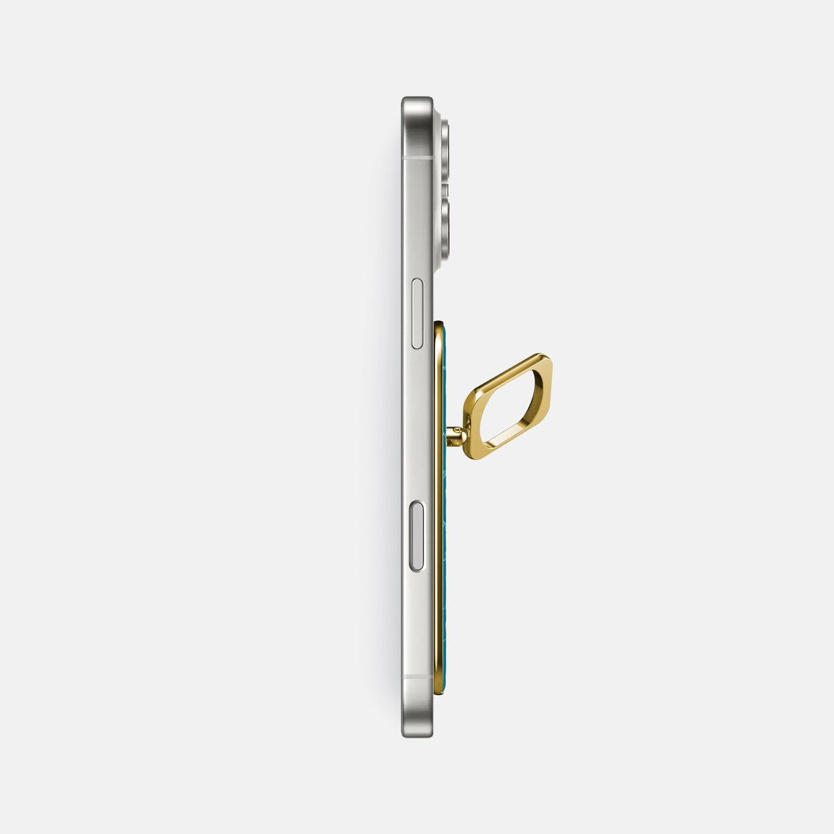 MagSafe Ring For iPhone 18 Pro Max In Shiny Alligator -3 | Curacao-Gold