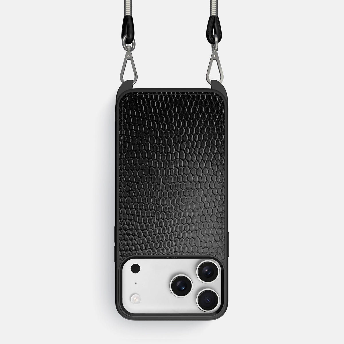 Crossbody Sport Case For iPhone 18 Pro In Lizard -1 | Black