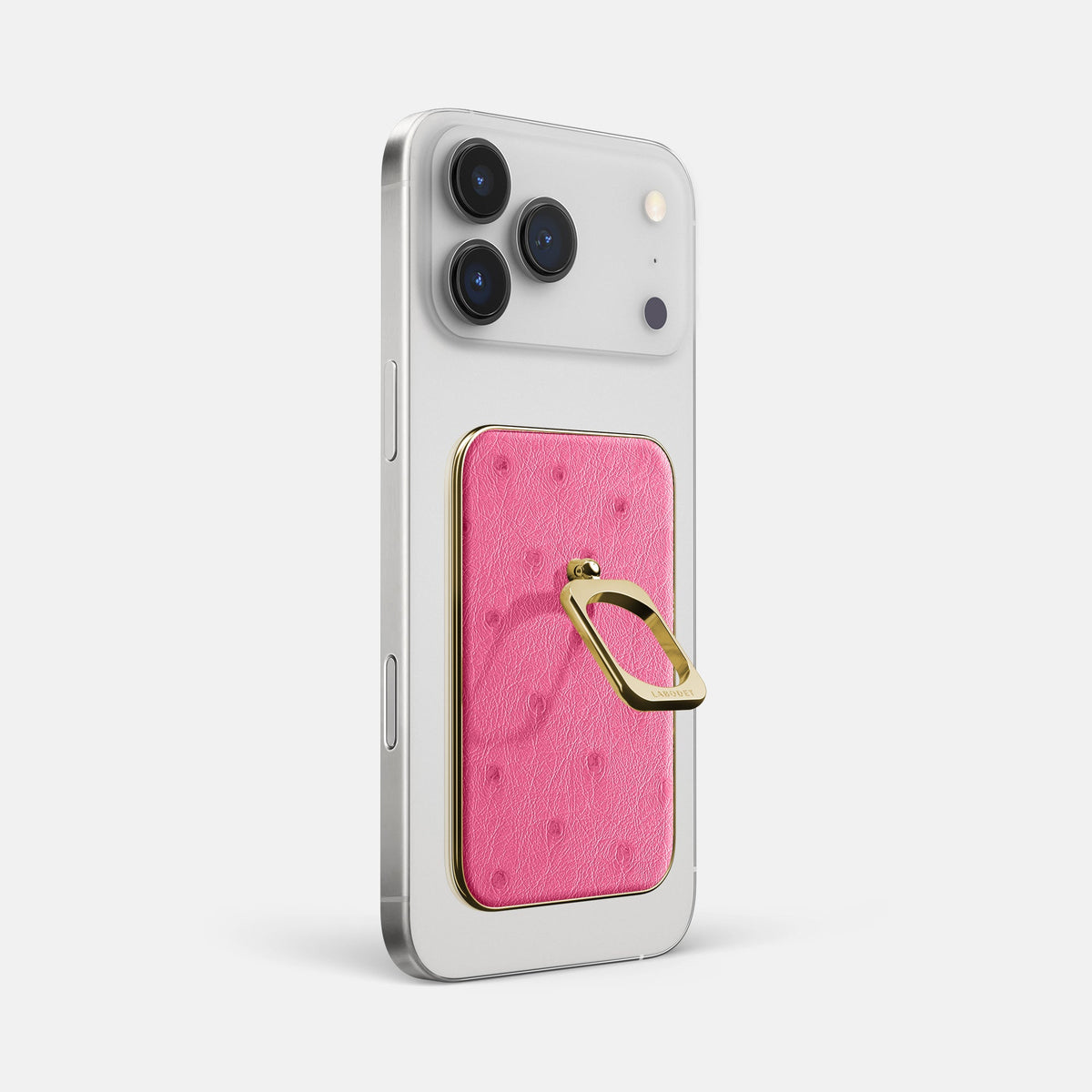 MagSafe Ring For iPhone 18 Pro Max In Ostrich -1 | Pink-Gold
