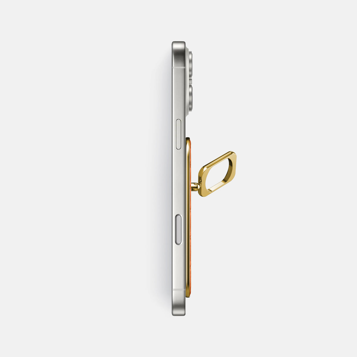 MagSafe Ring For iPhone 17 Pro Max In Calf -3 | Orange-Gold