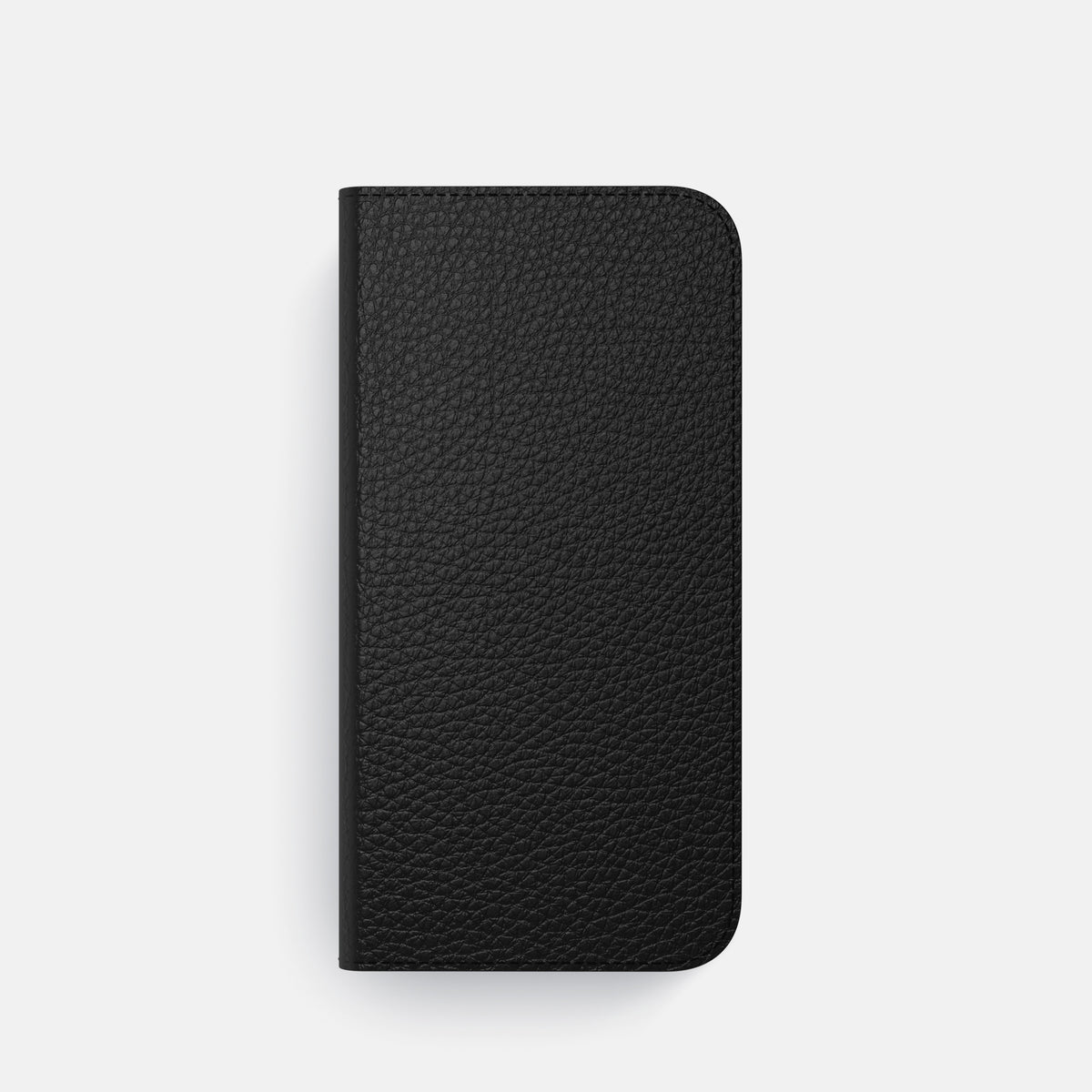 Folio Case For iPhone 17 Pro In Calf -4 | Black-Black