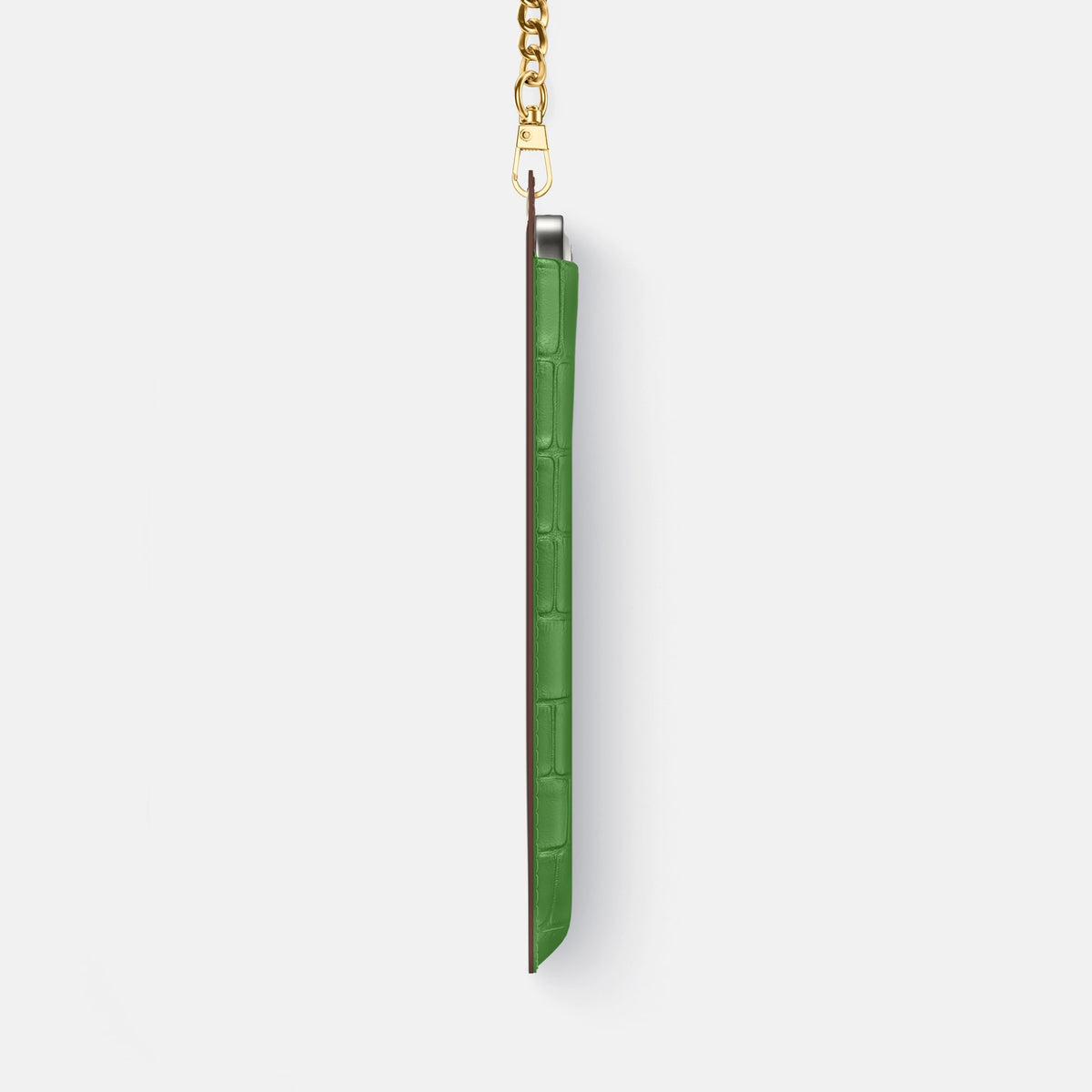 Crossbody Bag For iPhone 18 Pro In Alligator -4 | Apple-Green-Gold