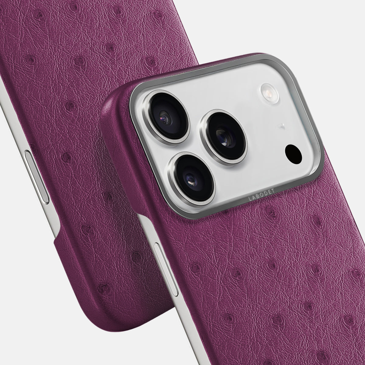 Classic Case For iPhone 17 Pro Max In Ostrich -6 | Purple-Steel