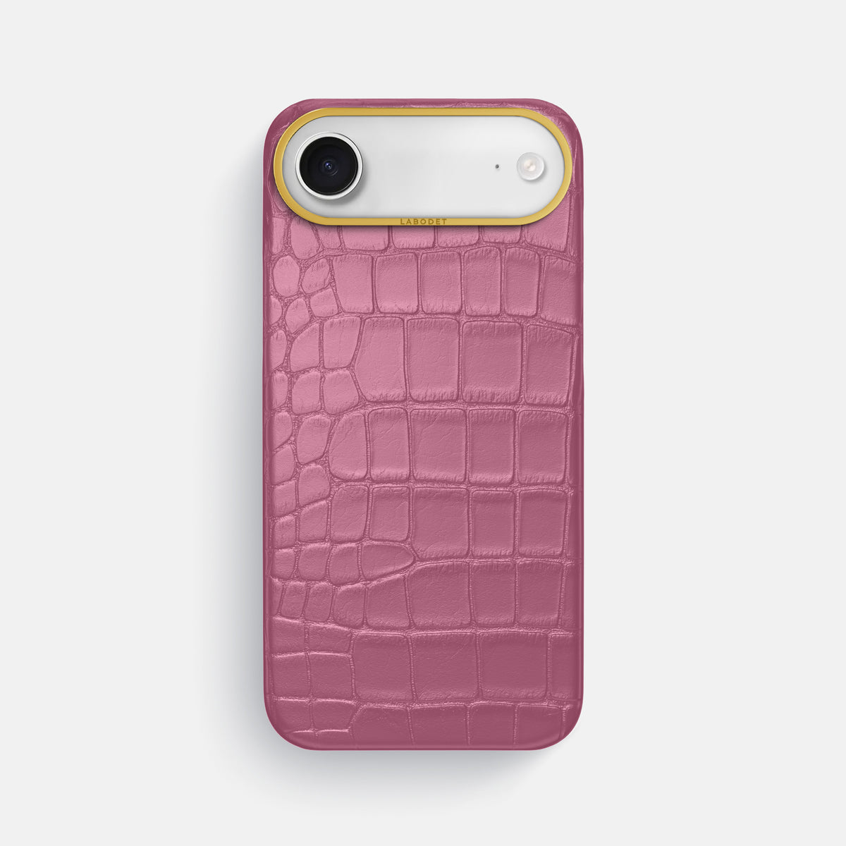 Classic Case For iPhone 17 Air In Alligator -1 | Pink-Lagoon-Gold