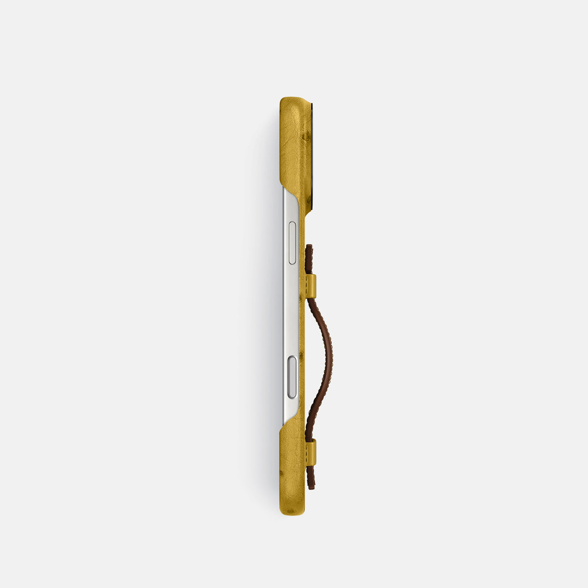Handle Case Coloré For iPhone 17 Pro In Ostrich -3 | Gold-Black