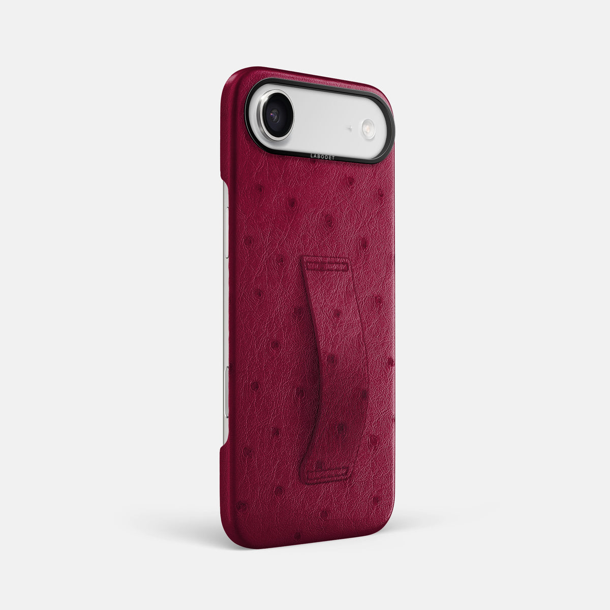 Finger Case For iPhone 17 Air In Ostrich -2 | Bordeaux-Black