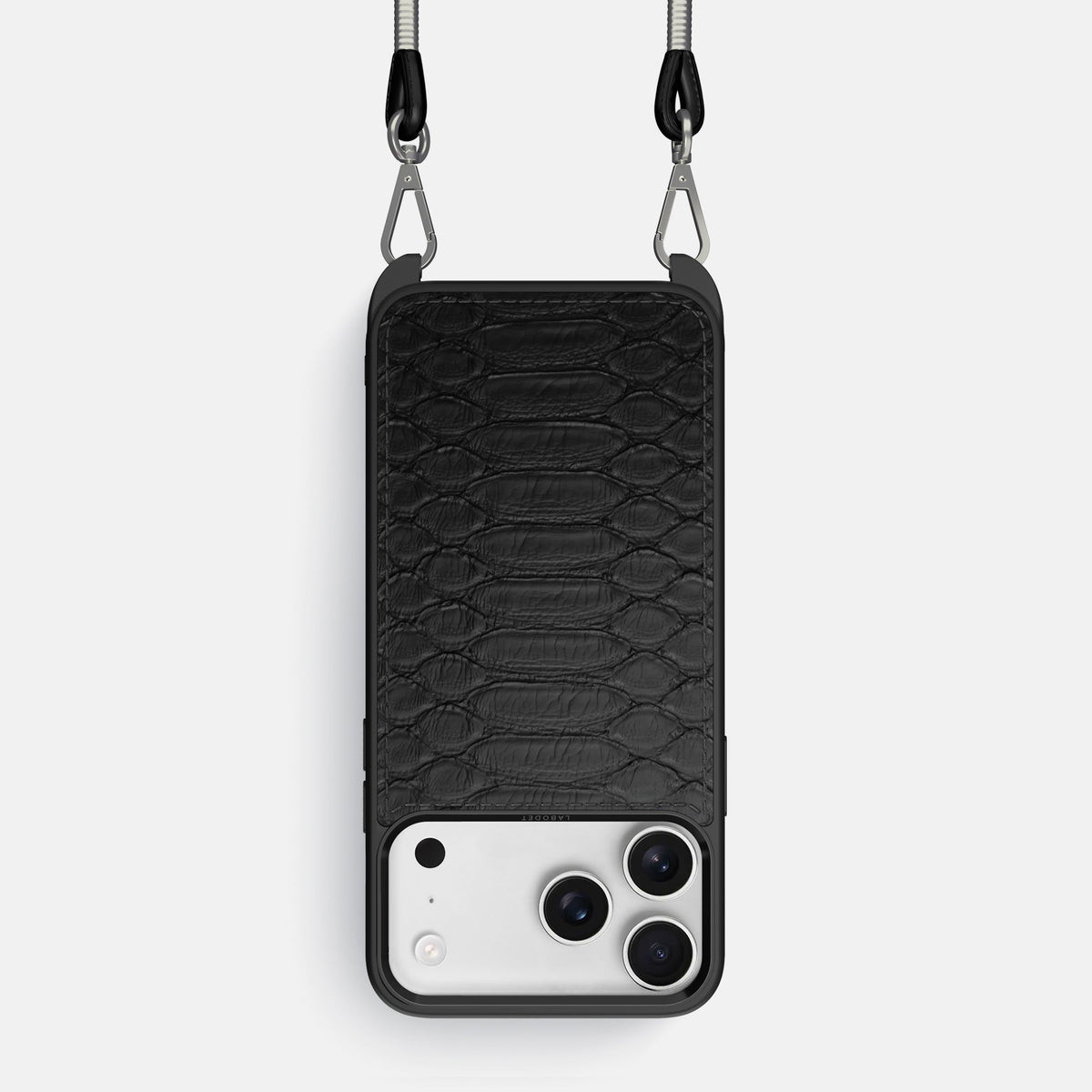 Crossbody Sport Case For iPhone 18 Pro In Python -1 | Black