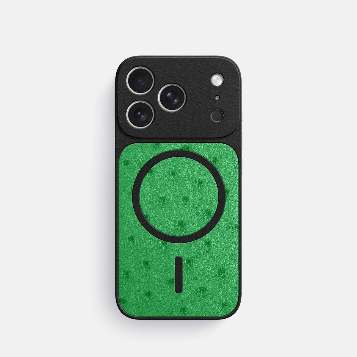 MagSafe Mask For iPhone 17 Pro In Ostrich -3 | Kentucky-Green