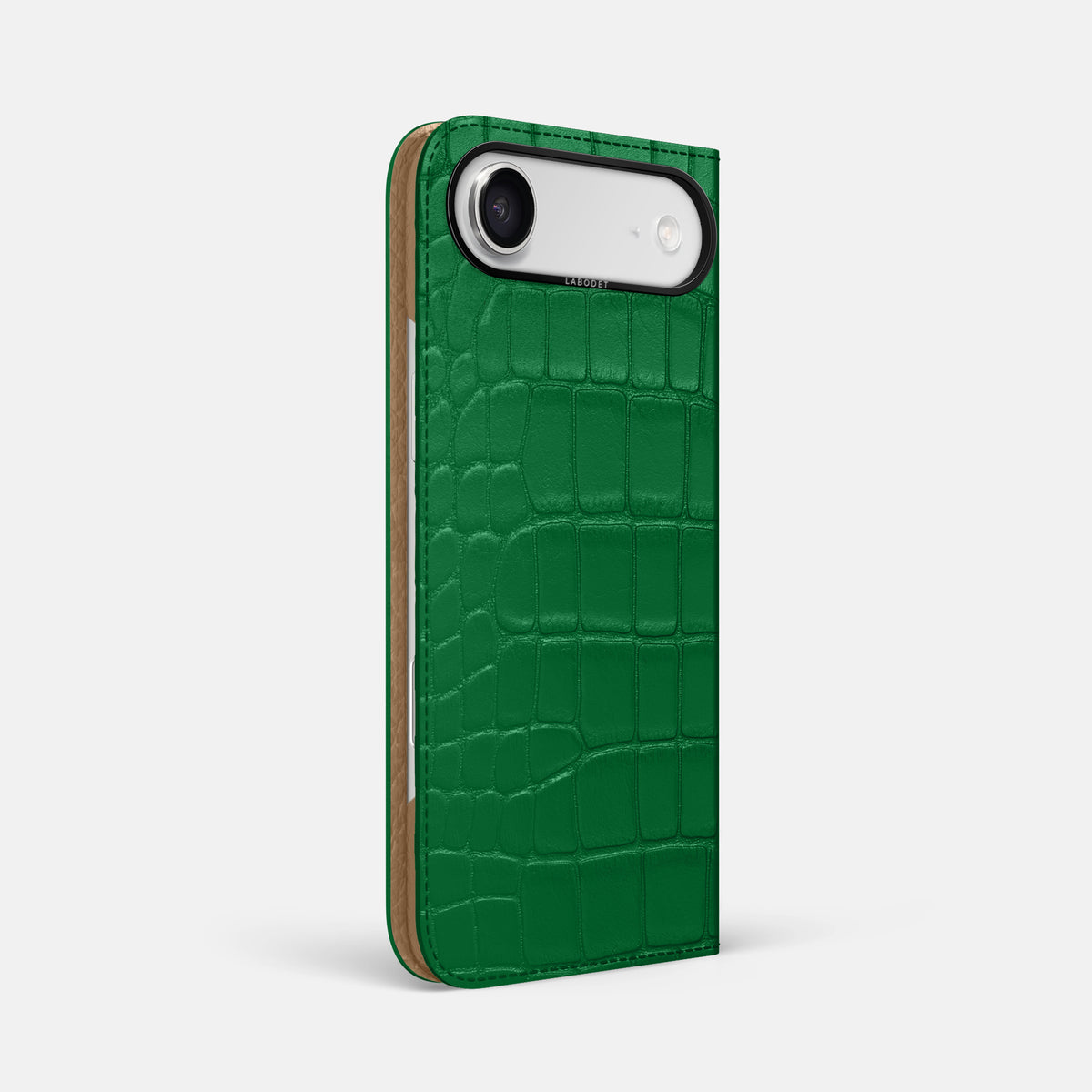 Folio Case For iPhone 17 Air In Alligator -1 | Forest-Green-Black