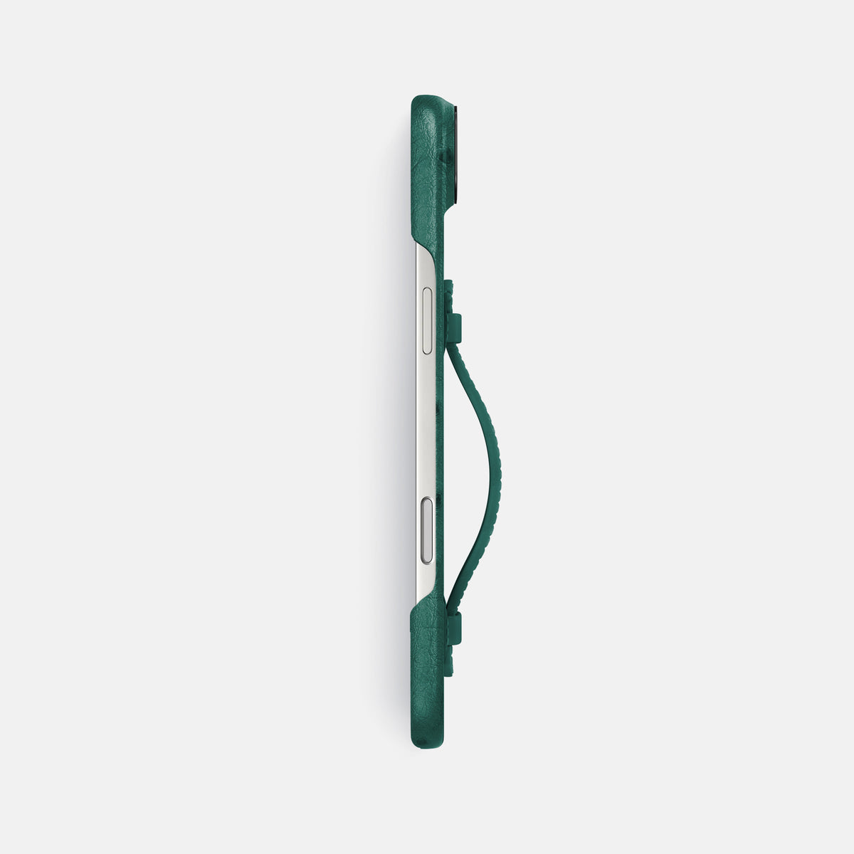 Center Handle For iPhone 17 Air In Ostrich -2 | Forest-Green-Black