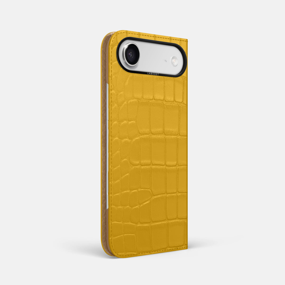 Folio Case For iPhone 17 Air In Alligator -1 | Yellow-Black