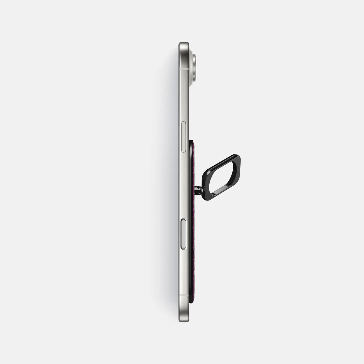 MagSafe Ring For iPhone 17 Air In Ostrich -3 | Purple-Black