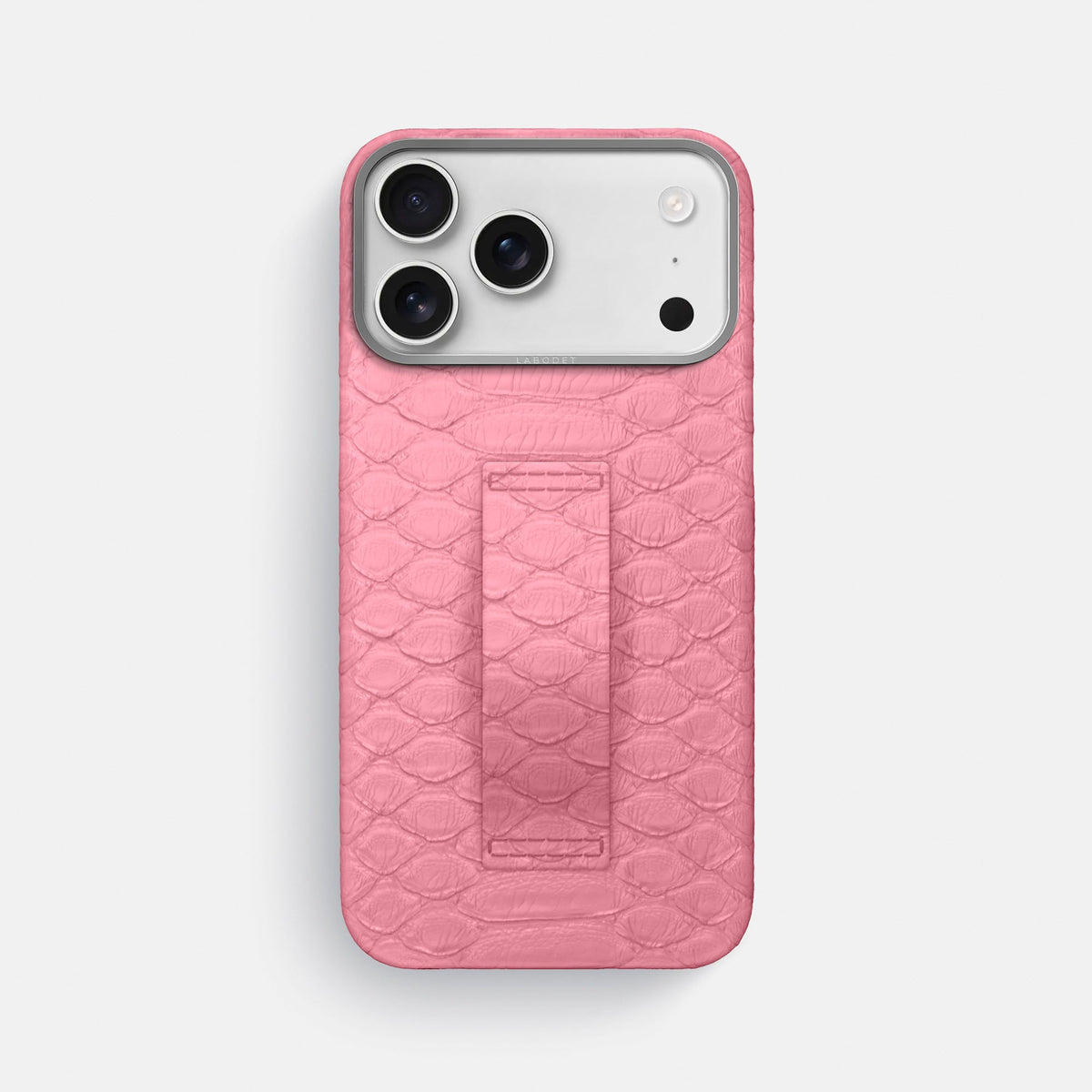 Finger Case For iPhone 18 Pro Max In Python -1 | Pink-Steel