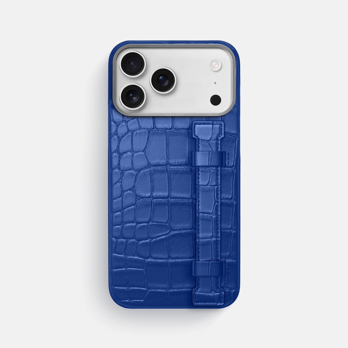 Handle Case For iPhone 18 Pro Max In Alligator -1 | Royal-Blue-Steel