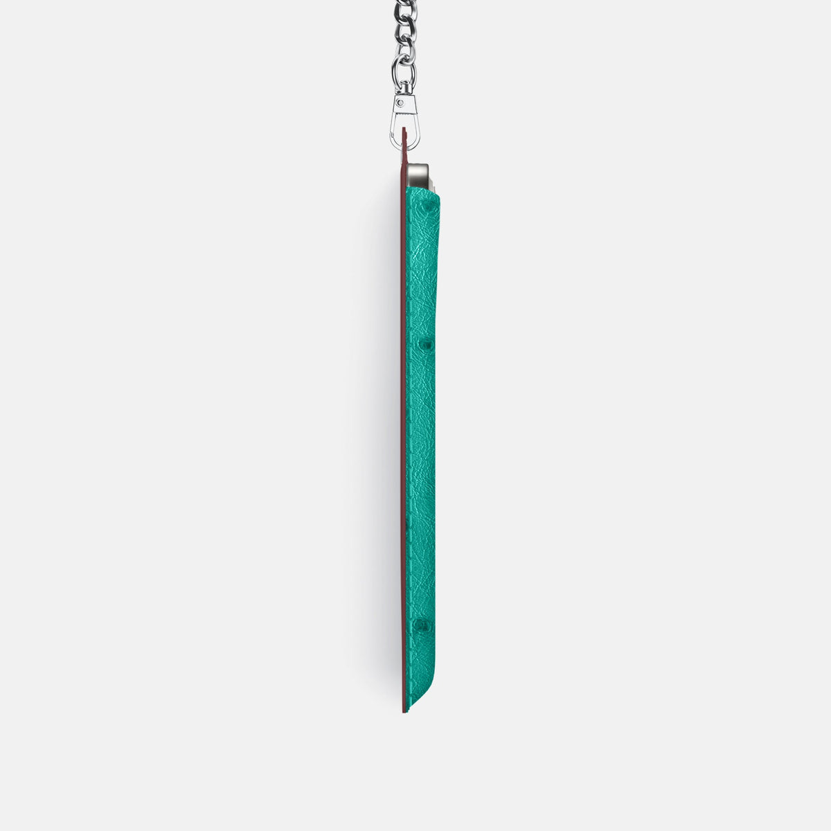 Crossbody Bag For iPhone 18 Pro In Ostrich -4 | Turquoise-Steel