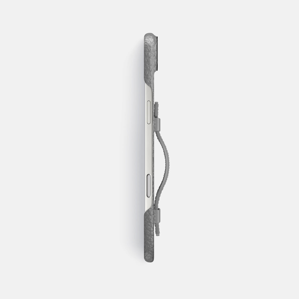 Handle Case For iPhone 17 Air In Calf -3 | Souris-Black