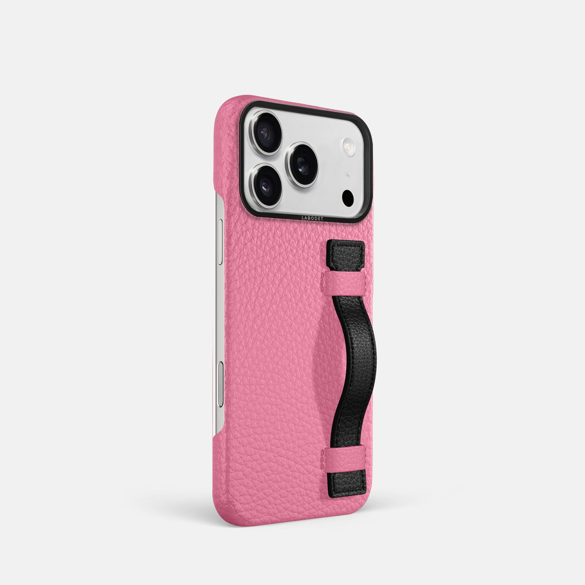 Handle Case Coloré For iPhone 18 Pro In Calf -2 | Pink-Black