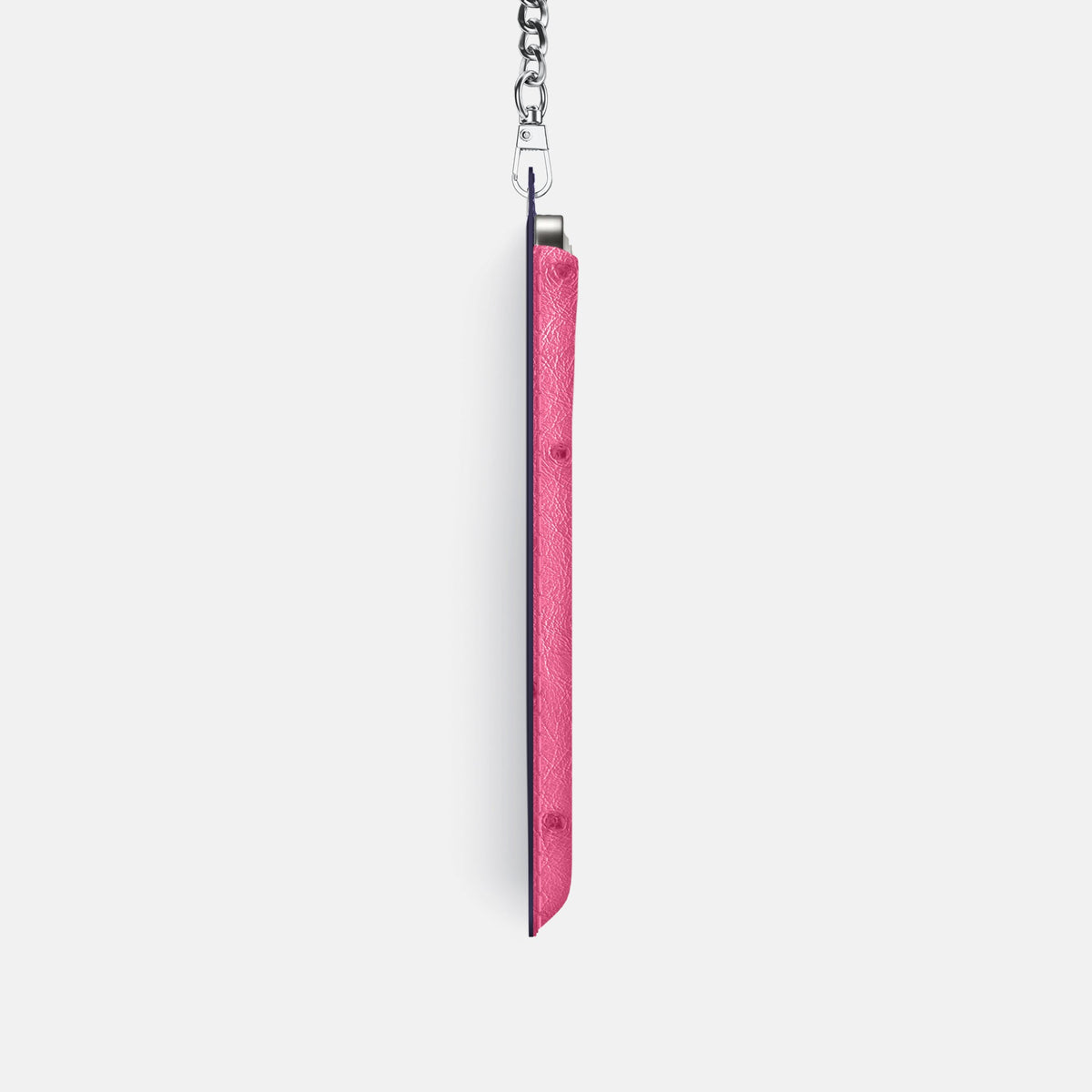 Crossbody Bag For iPhone 18 Pro In Ostrich -4 | Pink-Steel