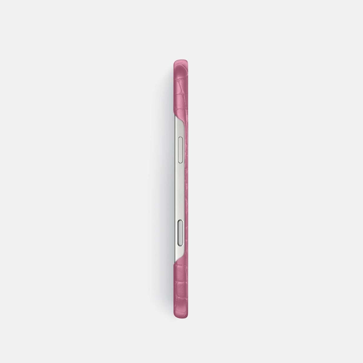 Slim Case For iPhone 18 Pro In Alligator -3 | Pink-Lagoon