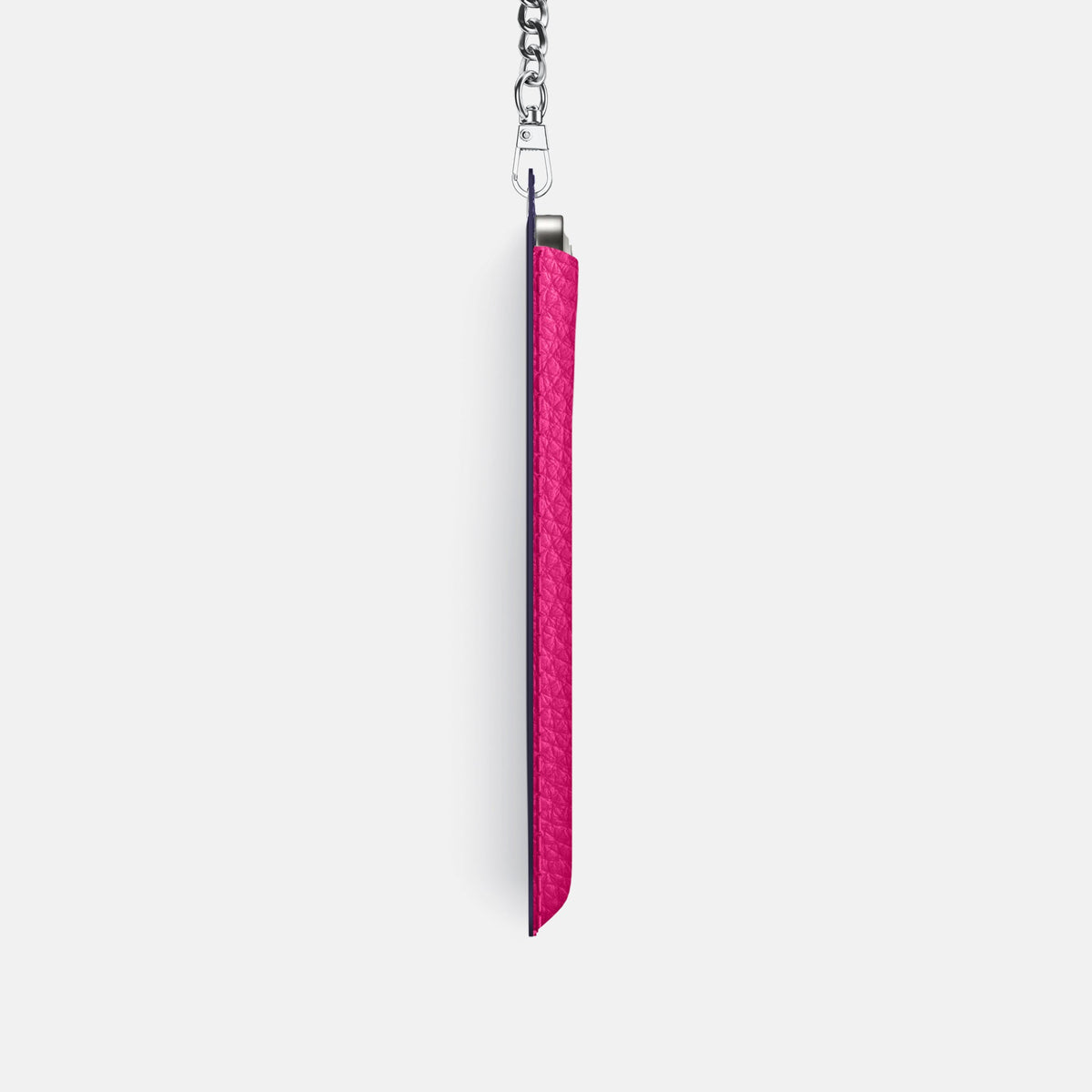 Crossbody Bag For iPhone 18 Pro In Calf -4 | Magenta-Steel