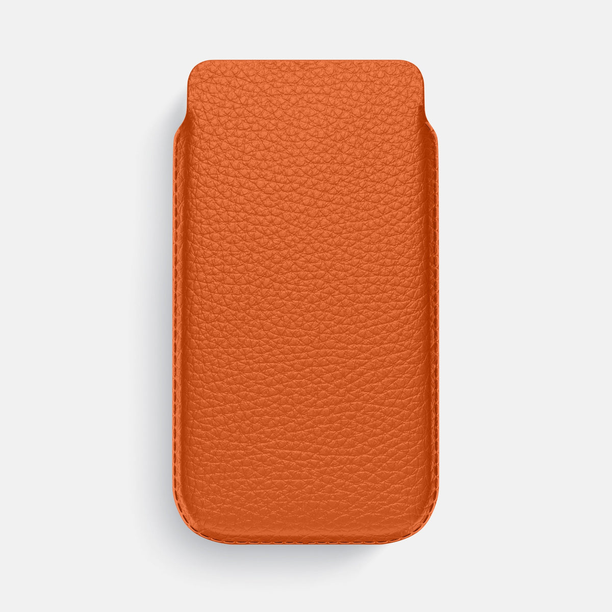 Pouch Case For iPhone 18 Pro Max In Calf -1 | Orange