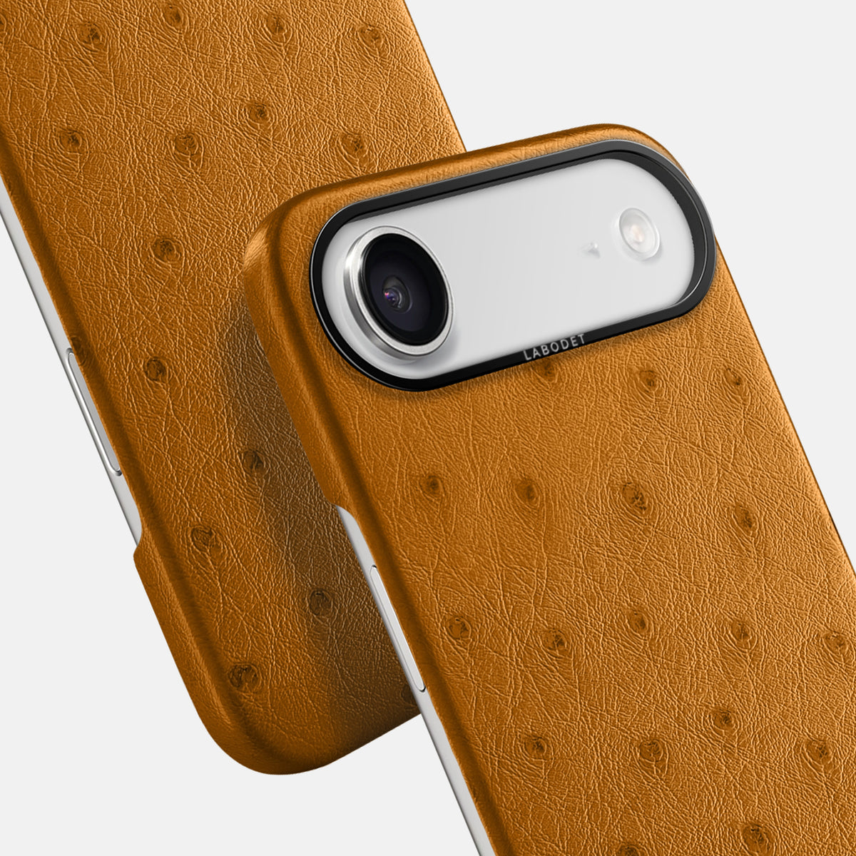 Classic Case For iPhone 17 Air In Ostrich -6 | Chestnut-Black