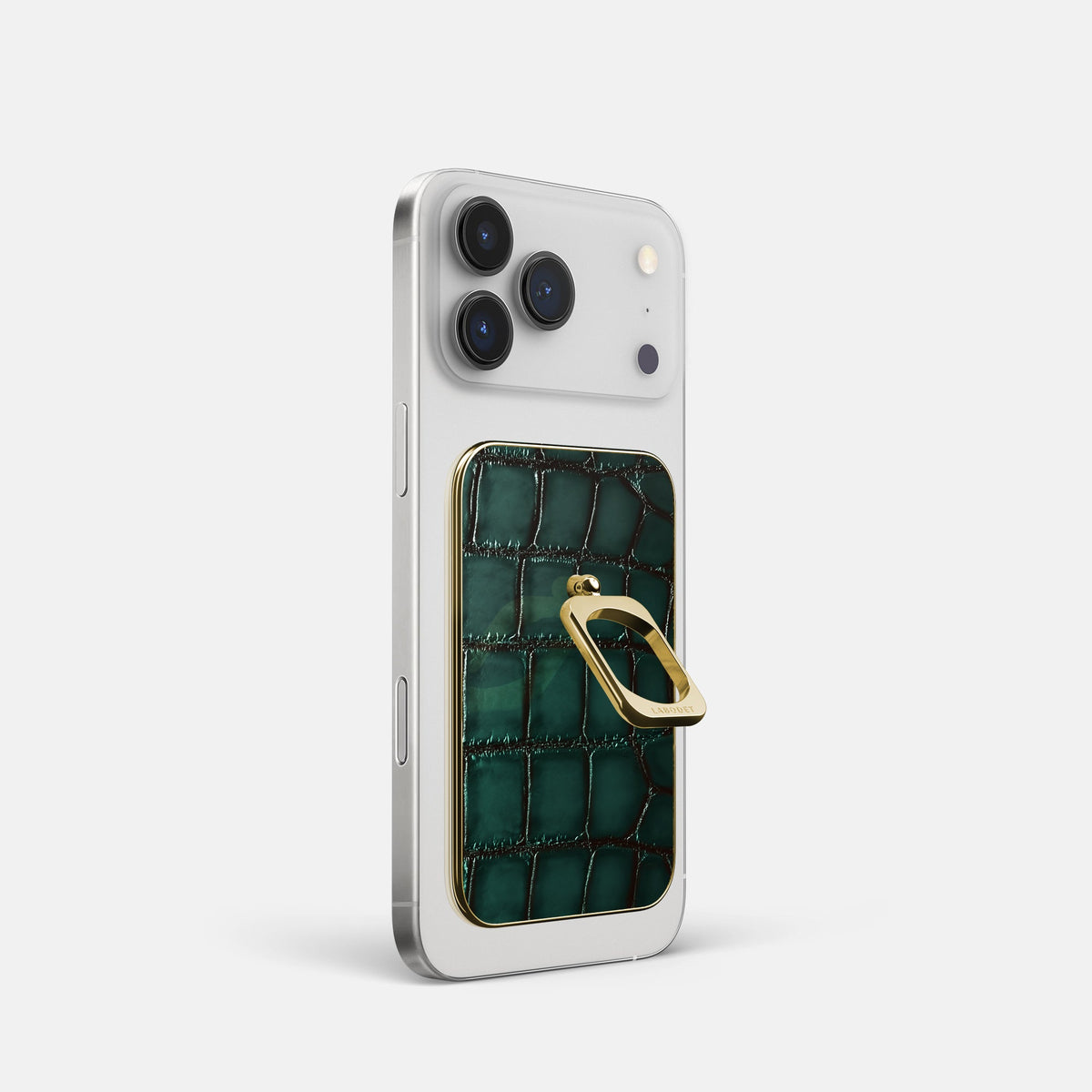 MagSafe Ring For iPhone 18 Pro In Patina Alligator -1 | Green-Gold