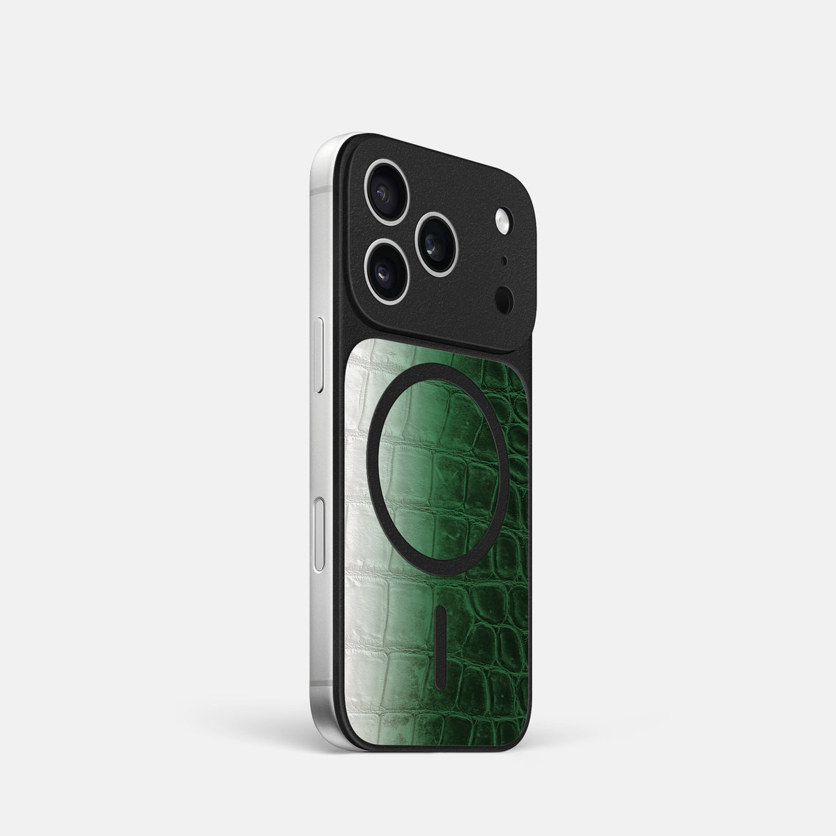 MagSafe Mask For iPhone 17 Pro In Himalayan Crocodile -2 | Green