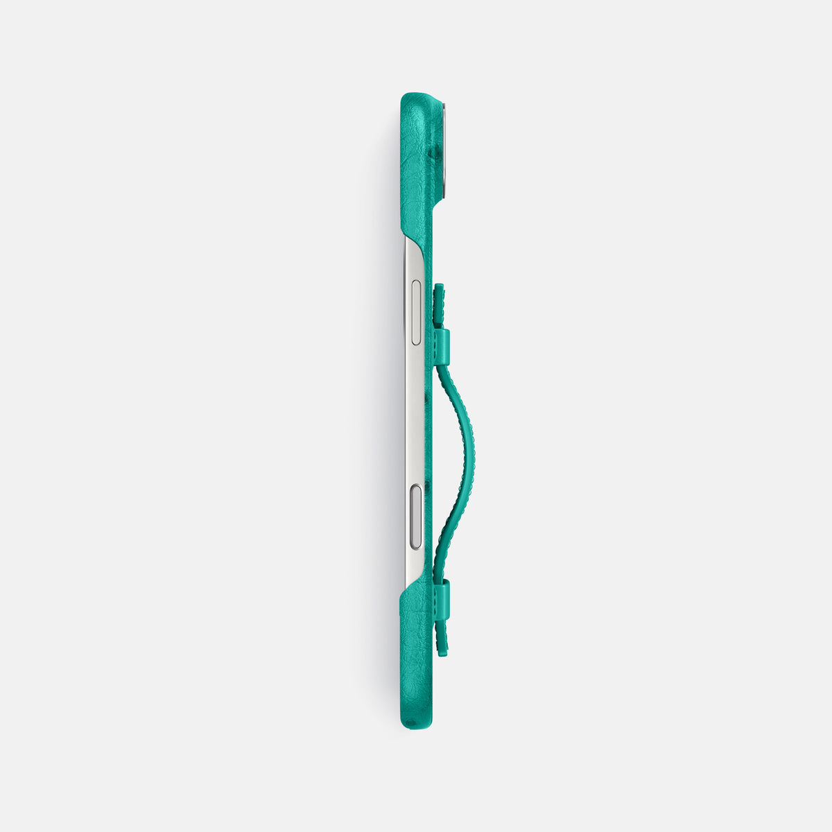 Handle Case For iPhone 17 Air In Ostrich -3 | Turquoise-Steel
