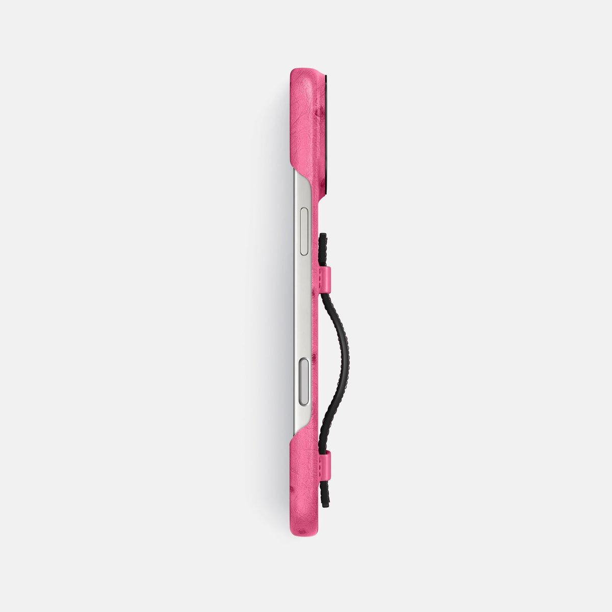 Handle Case Coloré For iPhone 18 Pro Max In Ostrich -3 | Pink-Black