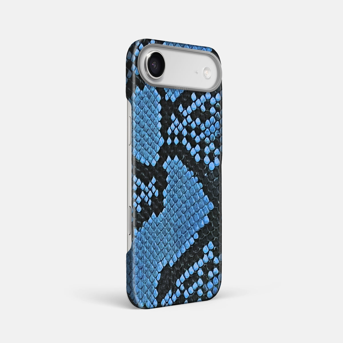 Classic Case For iPhone 17 Air In Deluxe Python -2 | Blue-Jeans-Steel