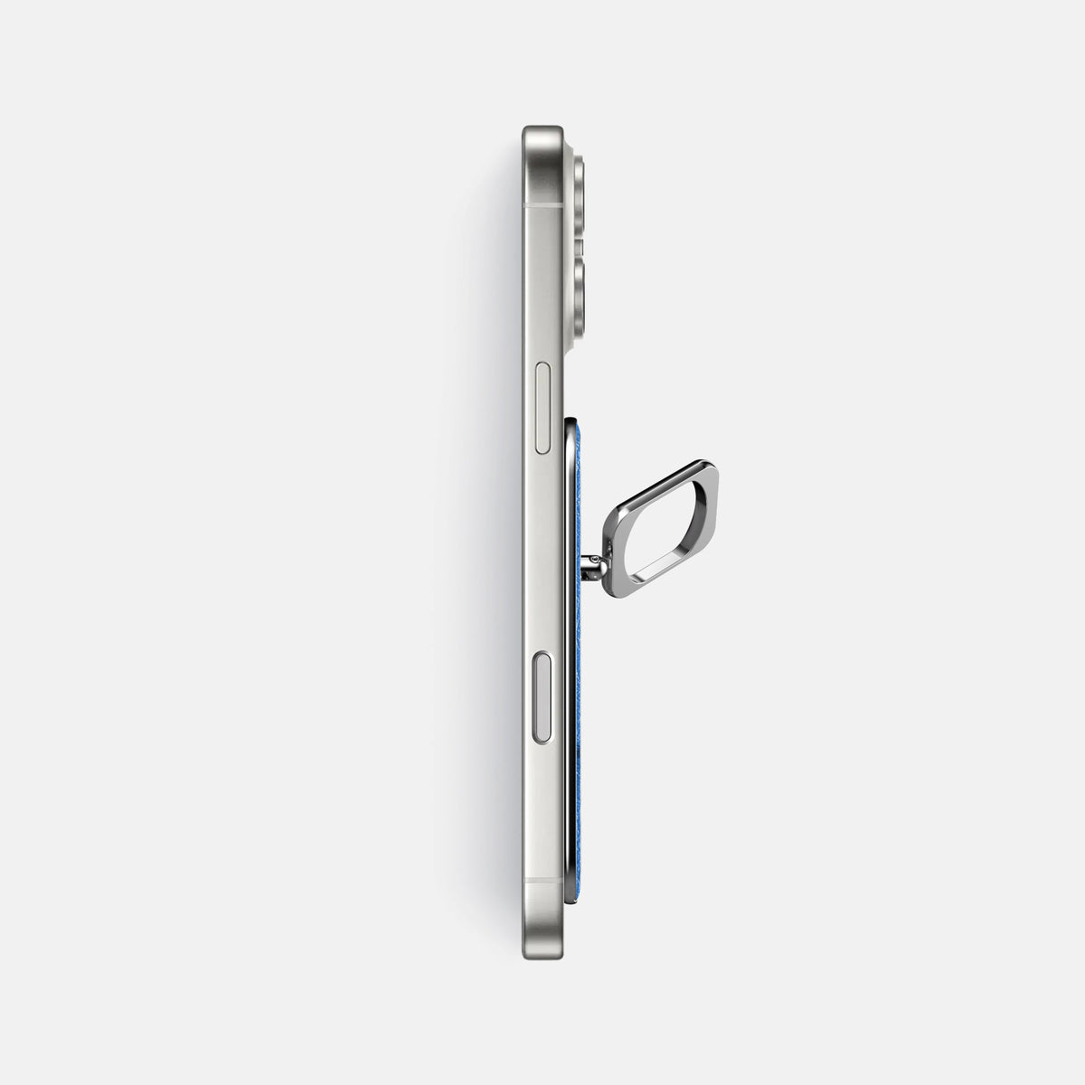 MagSafe Ring For iPhone 18 Pro Max In Ostrich -3 | Royal-Blue-Steel