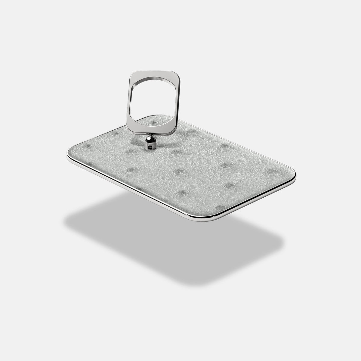 MagSafe Ring For iPhone 18 Pro In Ostrich -4 | White-Steel