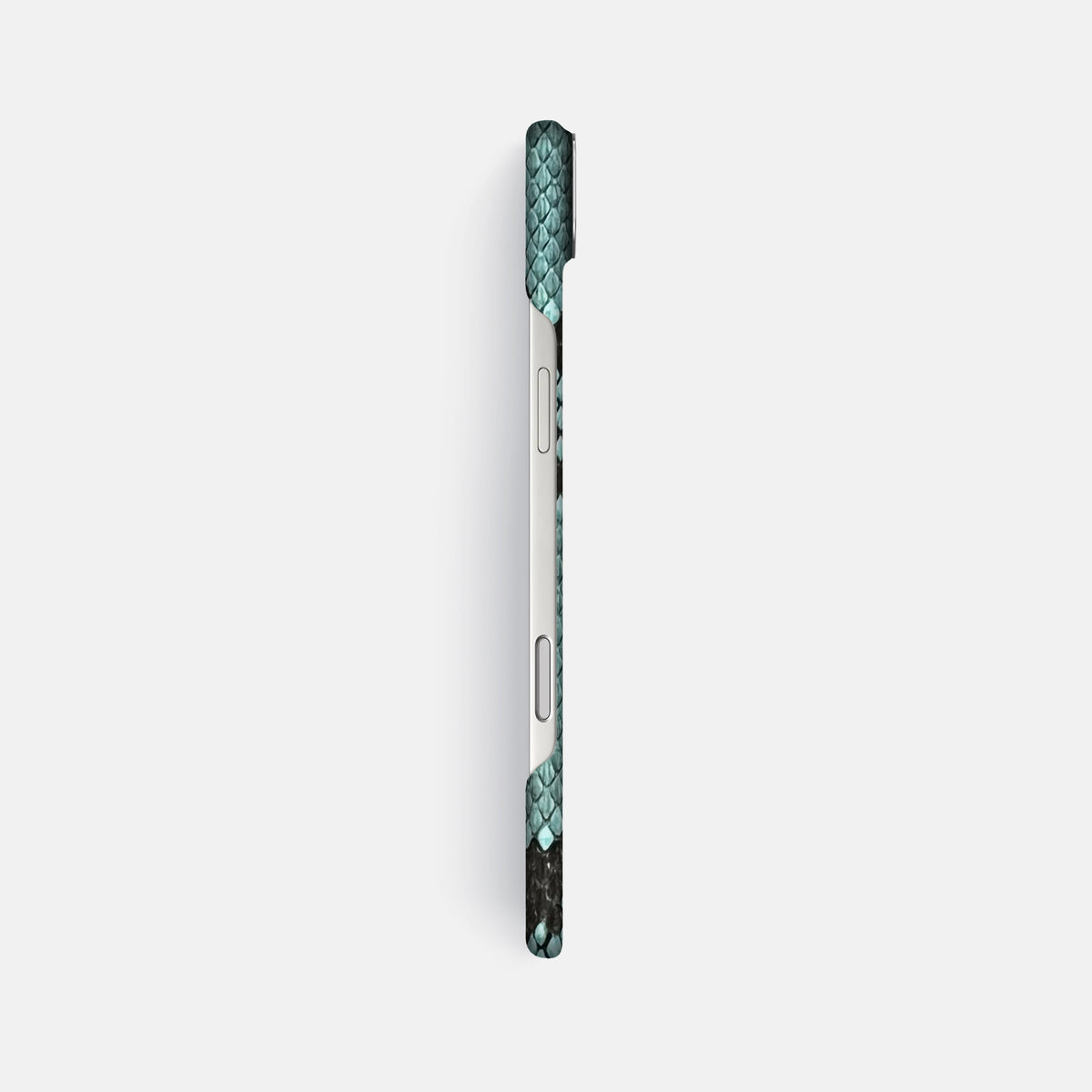 Classic Case For iPhone 17 Air In Deluxe Python -3 | Blue-Lagoon-Steel