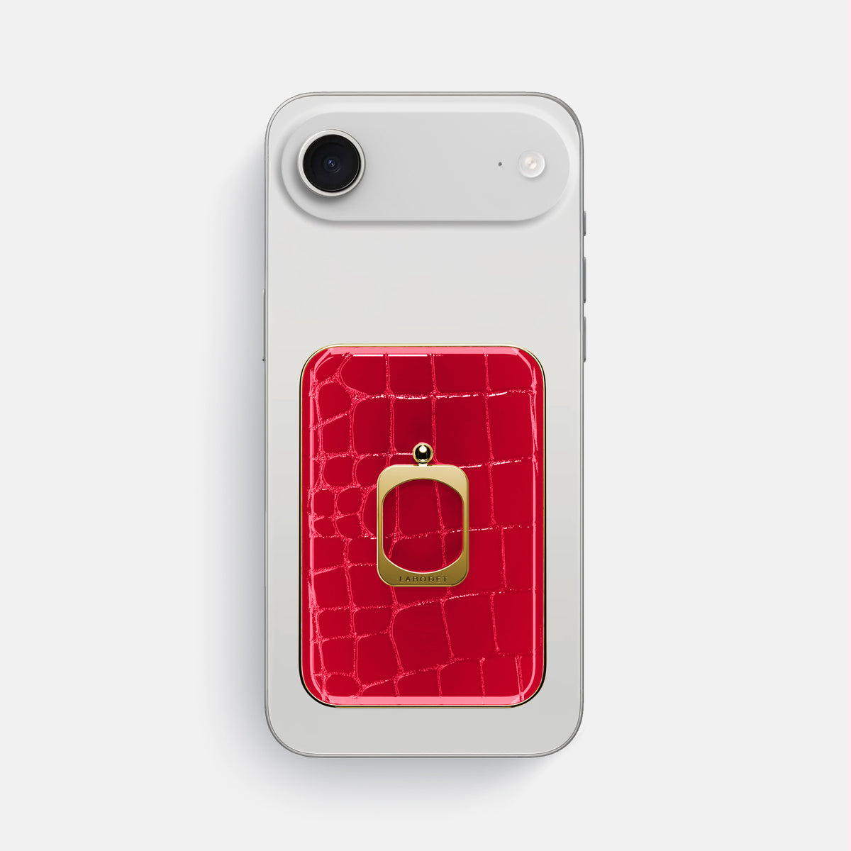 MagSafe Ring For iPhone 17 Air In Shiny Alligator -2 | Cherry-Gold
