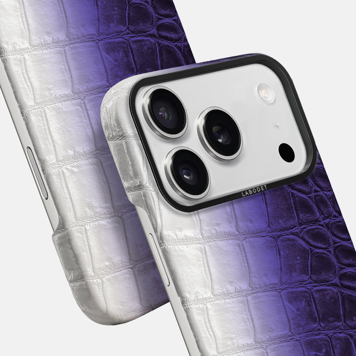Classic Case For iPhone 17 Pro Max In Himalayan Crocodile -5 | Purple-Black