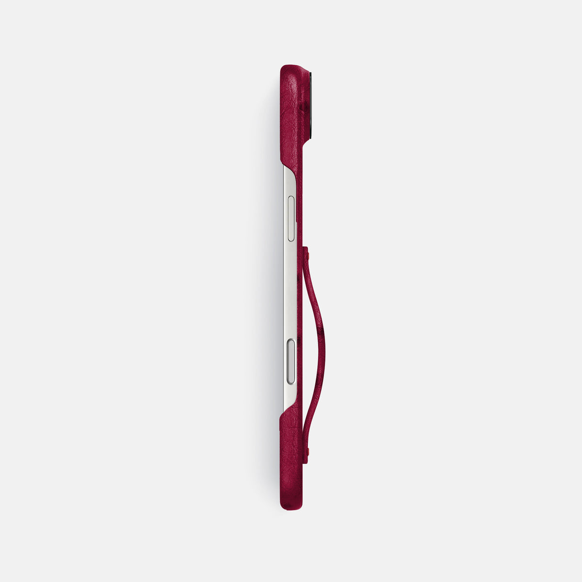Finger Case For iPhone 17 Air In Ostrich -3 | Bordeaux-Black