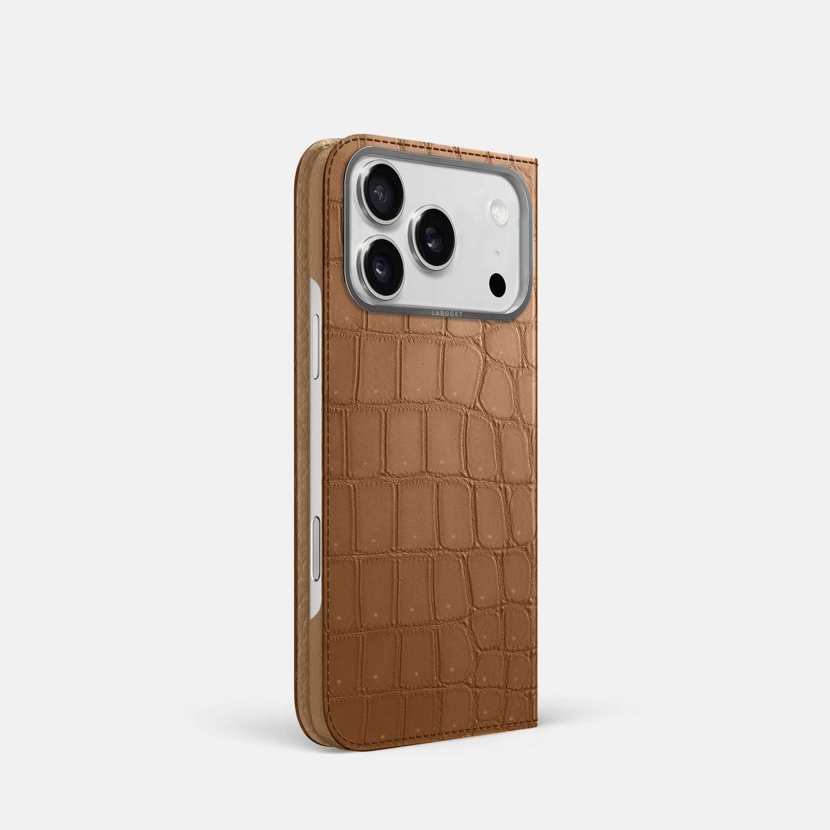Folio Case For iPhone 17 Pro In Porosus Crocodile