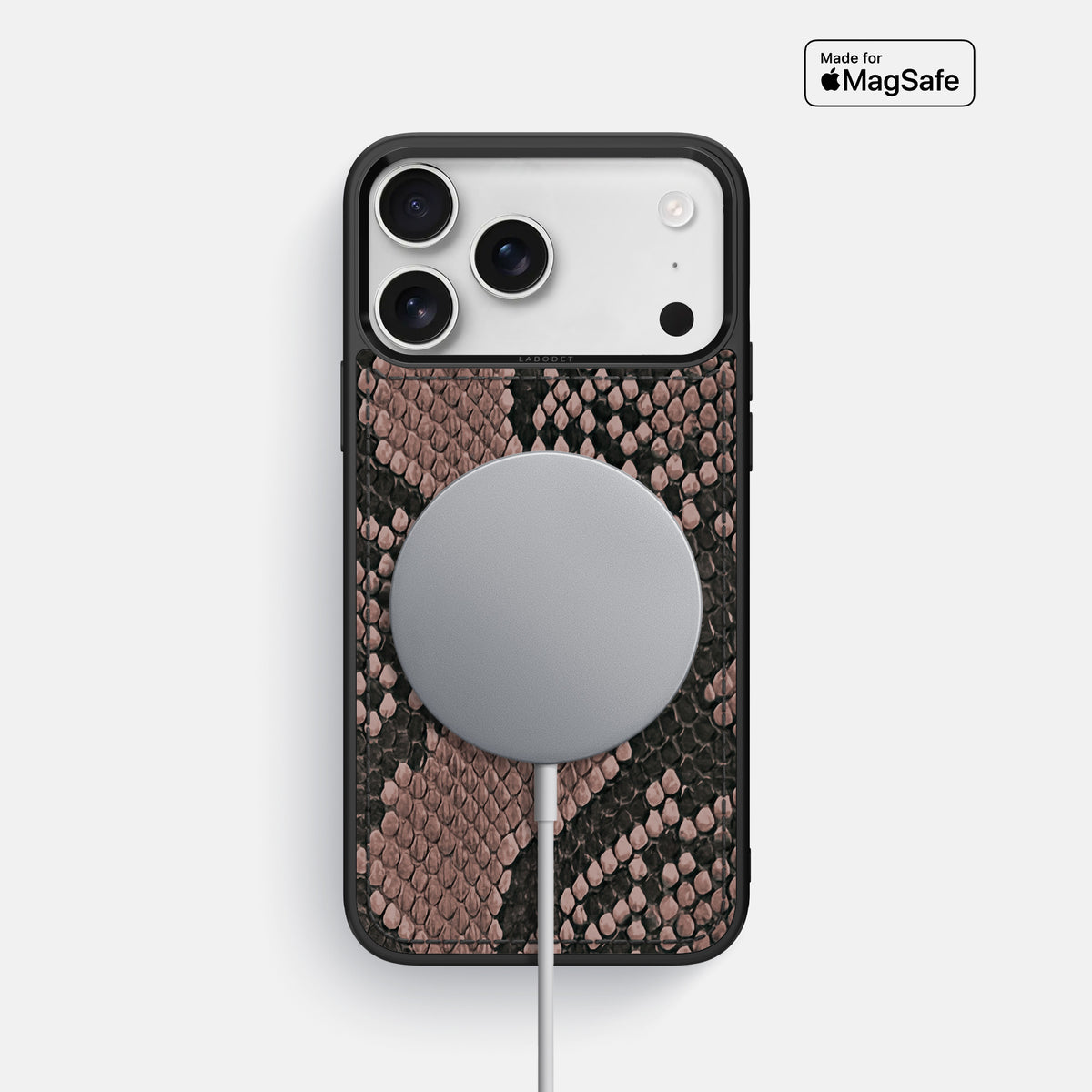 Sport Case For iPhone 17 Pro Max In Deluxe Python -5 | Mahogany-Brown